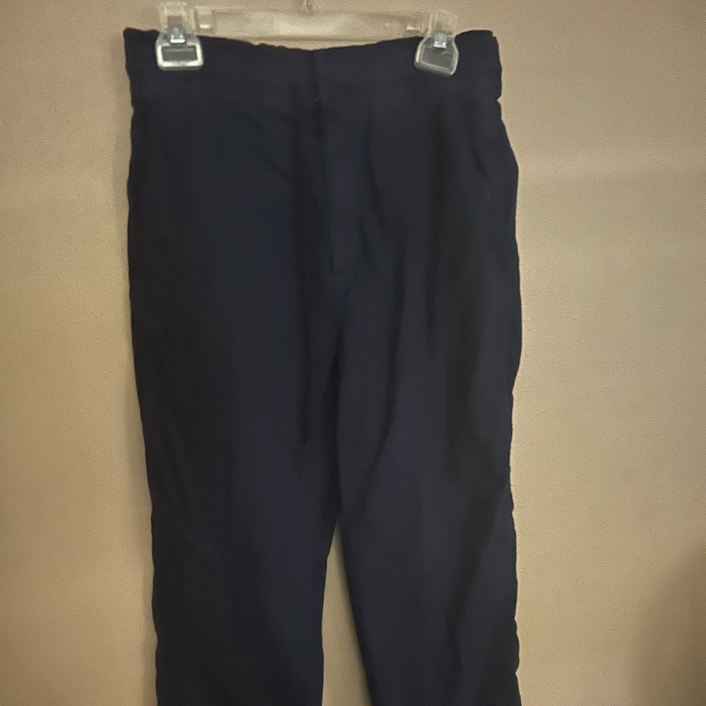 Gap linen elastic waist wide leg pants-6T